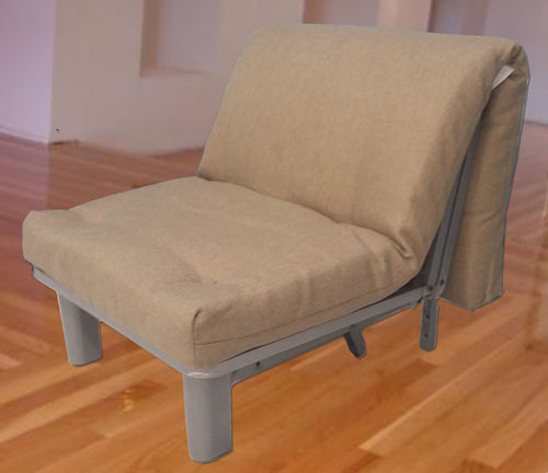 skate single metal futon chair